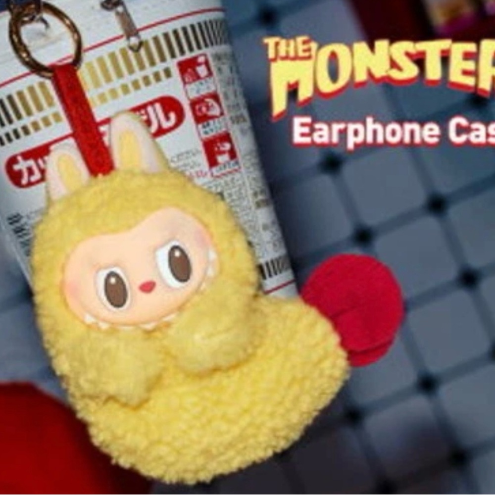 Pop Mart Wacky Mart Labubu Earphone Shrimp Case